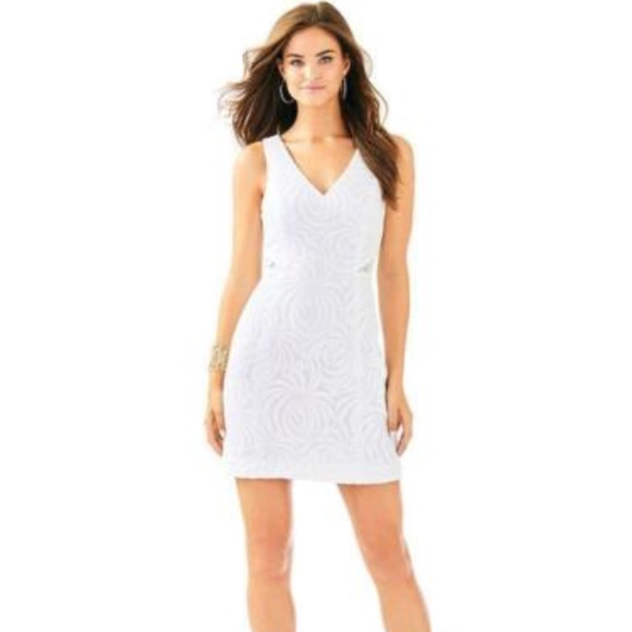 Lilly Pulitzer Blakeley Shift Dress in Ivory Lace - Picture 4 of 10
